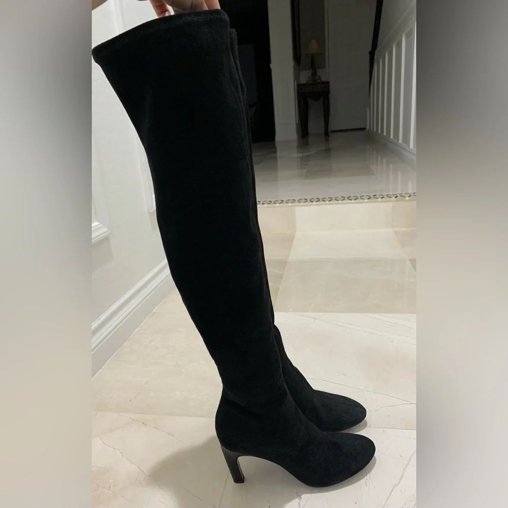 Tory Burch Suede 80mm Above-knee Boots Size 9.5 M